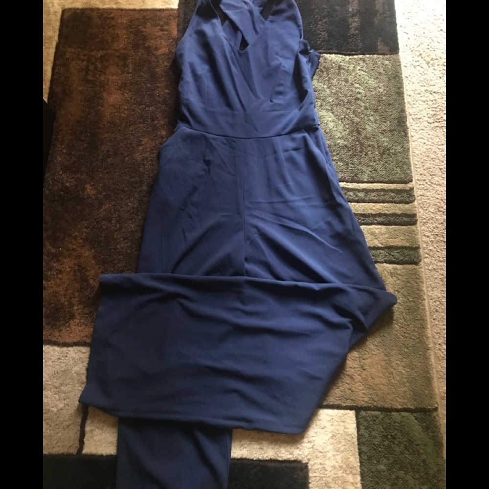Crisscross- Back Jumpsuit